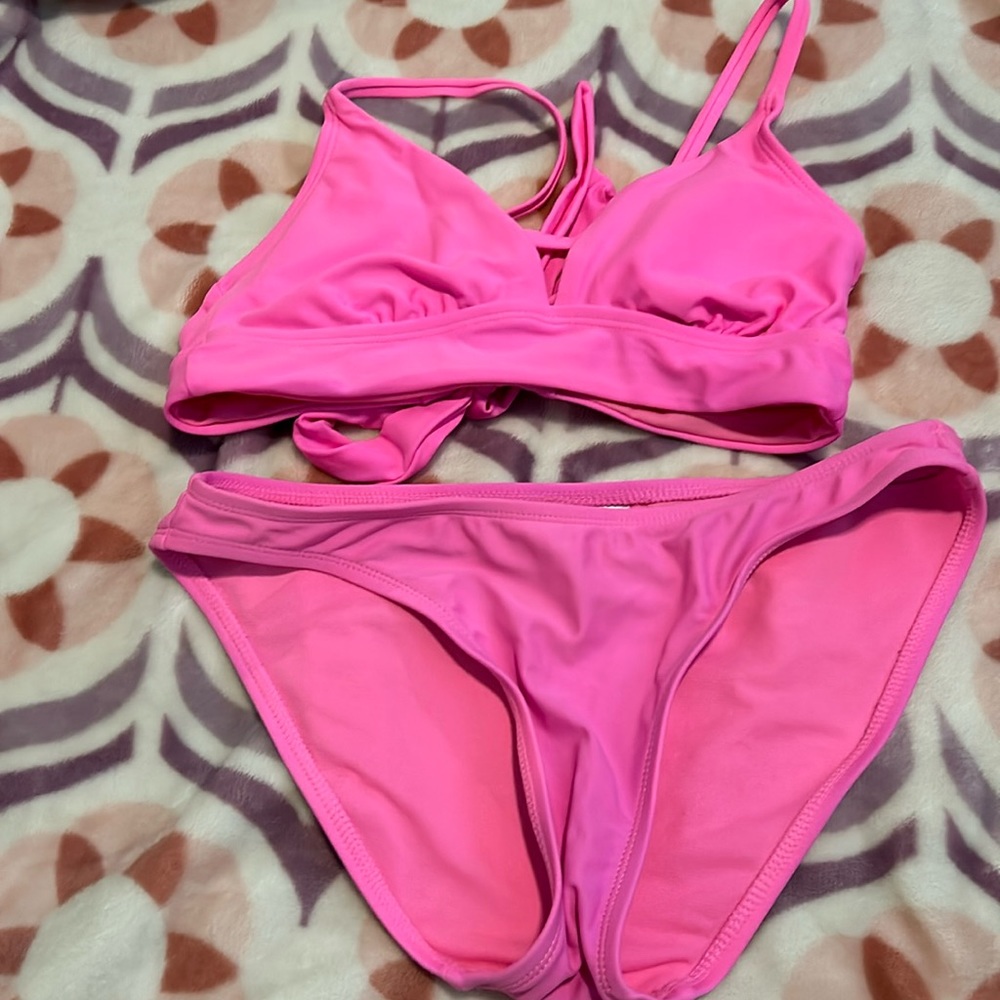 Pink swimsuit